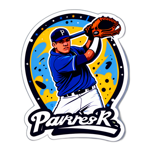 An Artistic Depiction of a Rising Sports Star