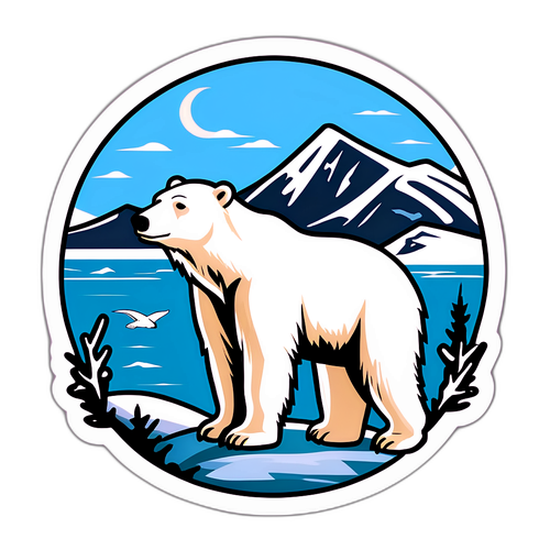 格林蘭野生動物貼紙