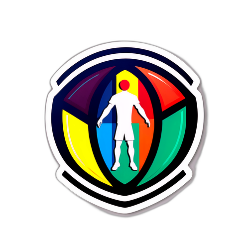 Moderne Serie A Logo Sticker