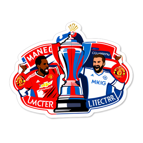 Stiker Kegenitan FA Cup: Man United vs Leicester City