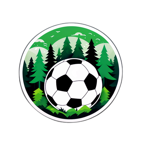 Interpretasi Kreatif Bola Sepak dalam Lanskap Hutan