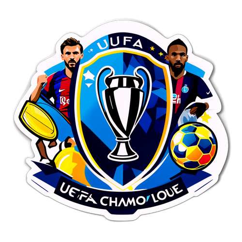 Adesivo Colorato UEFA Champions League