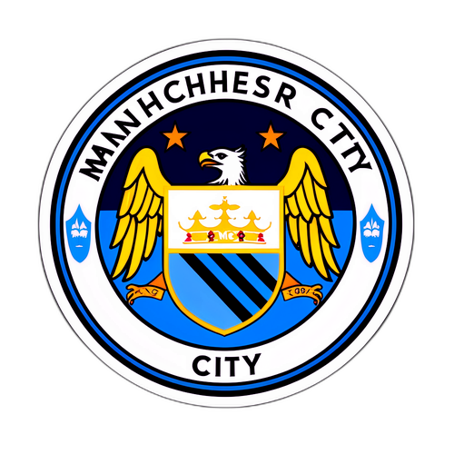 Manchester City Crest Sticker