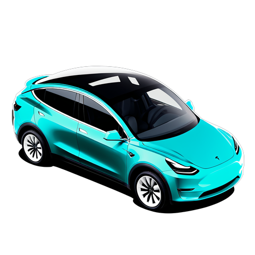 Conception accrocheuse d'une Tesla Model Y Juniper