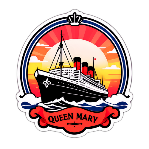 Aurinkoinen Queen Mary -laivastickeri