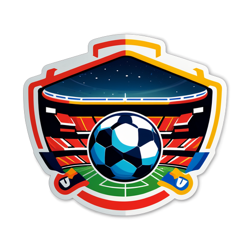 Voetbal Toernooi Sticker