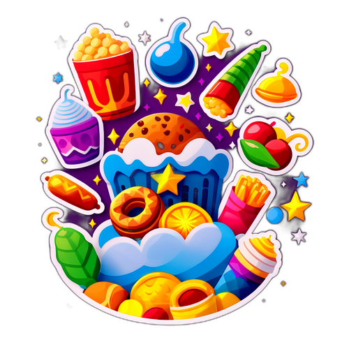 Scene Ajaib Makanan Terbang