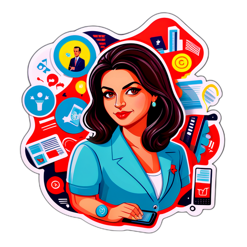 Иллюстрация Маргариты Симоньян в стиле цифрового искусства