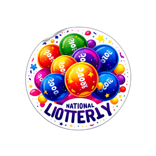 Speelse afbeelding van geluksballen