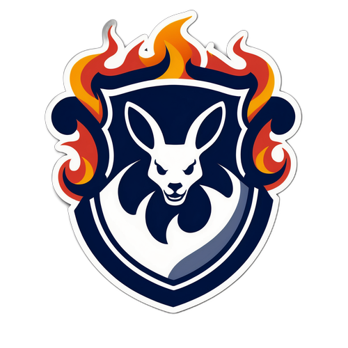 Design av Tottenham Hotspur-logo med flammer