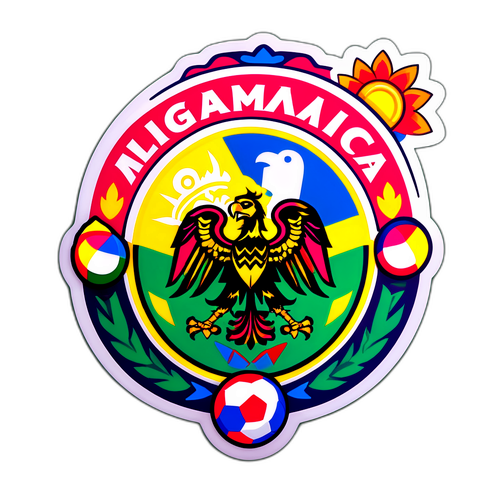 Stiker Liga MX yang Berwarna-warni
