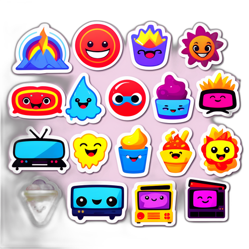 RTL Show-ihlette matricák, amelyek megörökítik a nézők reakcióit