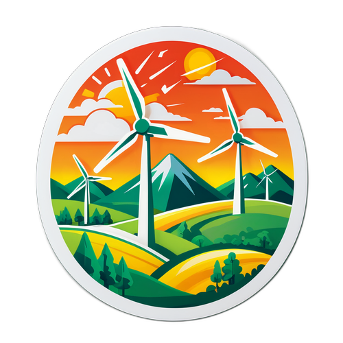 Ekologisk Energi Sticker