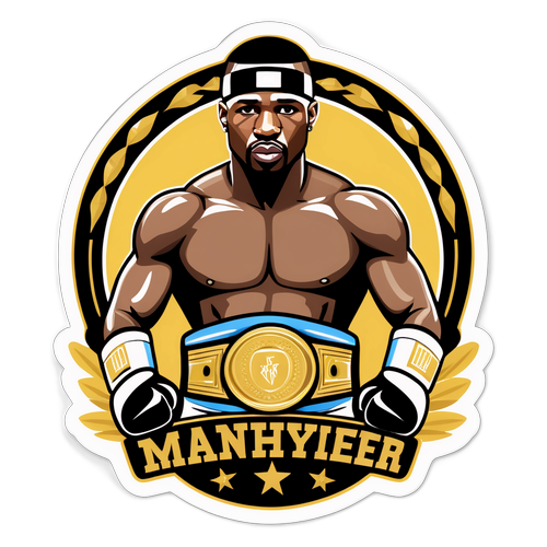 Floyd Mayweather Championship Sticker