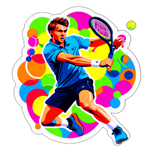 Sticker met Alex Bublik