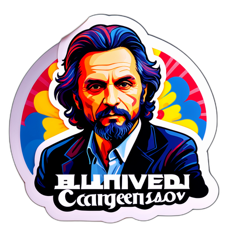 Стикер с Левоном Оганесовым для приглашения на концерт