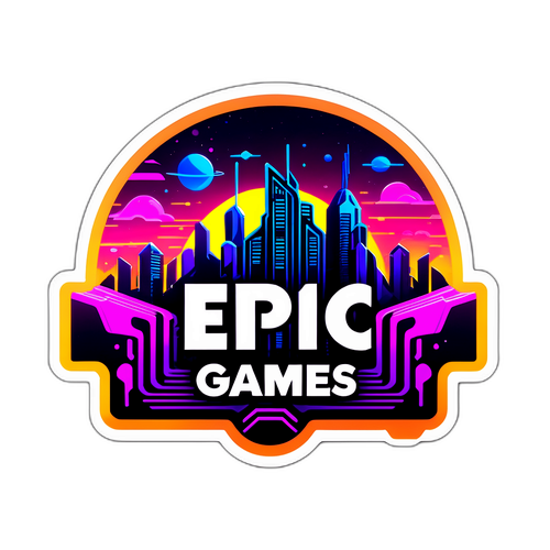 Design Futuriste du Logo Epic Games