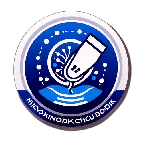 Moderne klistremerke design for Novo Nordisk
