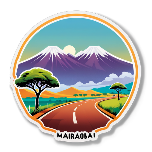 Mandhari ya Barabara ya Nairobi-Mombasa