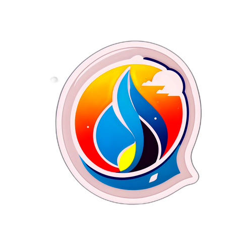 Minimalist Sticker mit der Logo von derStandard