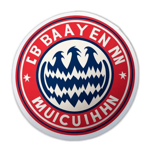 Bayern München Logo Sportos Háttérrel