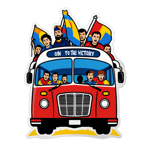 Pe drumul spre victorie: Autobuzul pasionaților români care își susțin echipa!