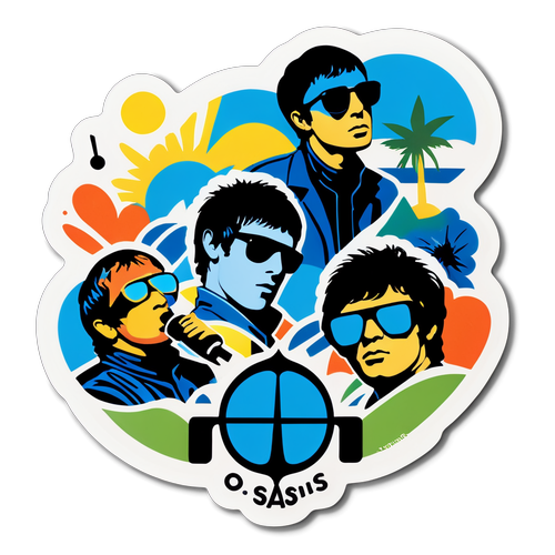 Epic Reunion: Dive into the Colorful Retro World of Oasis - A Must-See Tribute!