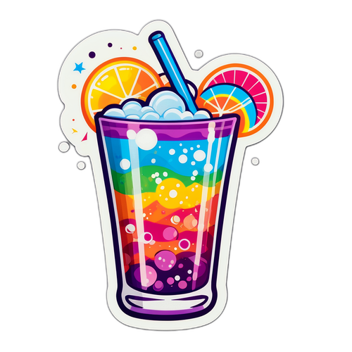 カラフルカクテルシェイカーのデザイン