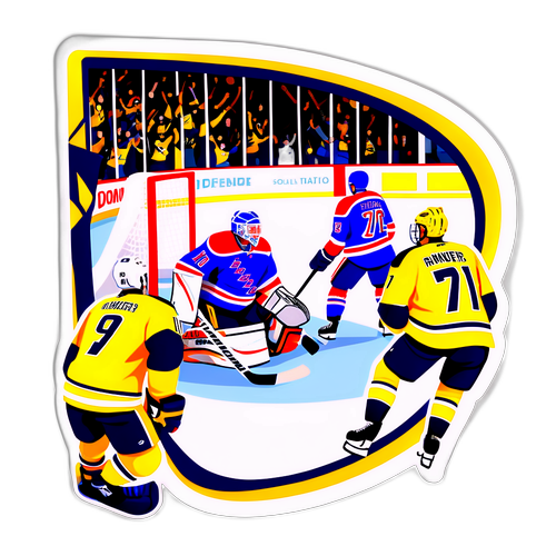 Thrilling Goal Moment: Predators vs Rangers