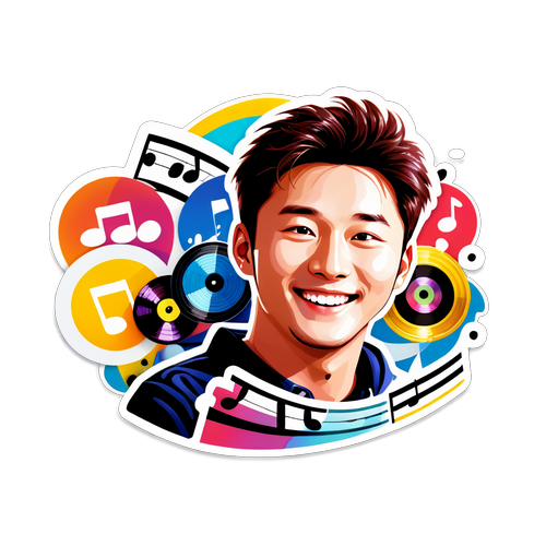 Yoon Si Yoon: Sticker na Bumabana sa Mabuting Balik ng Musika at Pelikula!