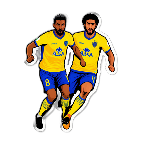 สติกเกอร์การแข่งขัน Al-Nassr vs Al Fateh