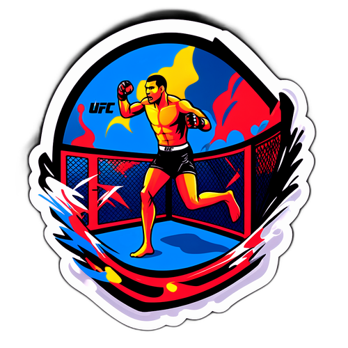 Ekscytująca Naklejka UFC Rio