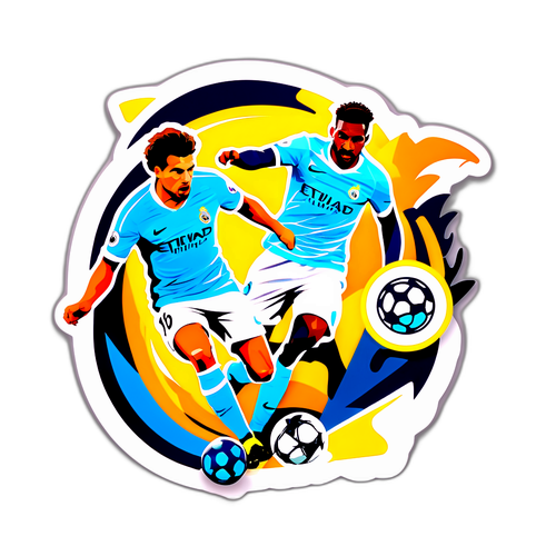 Intensøyeblikk fra Real Madrid vs Man City