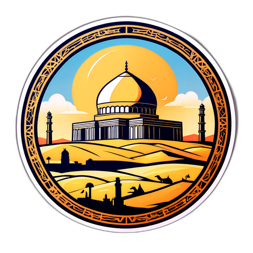 Historisk illustration af den irakiske ørken