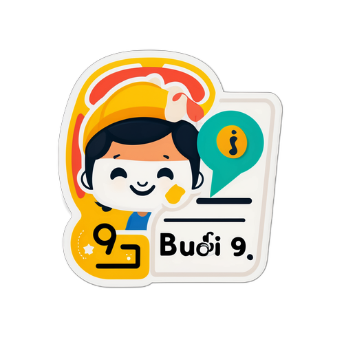 Sticker Pendidikan Budi 95