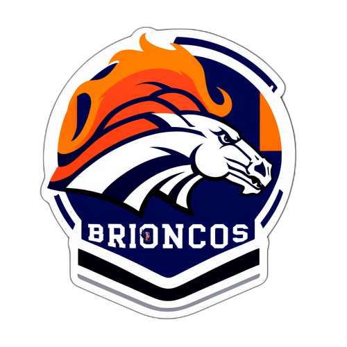 Denver Broncos 2025 Season Schedule Sticker