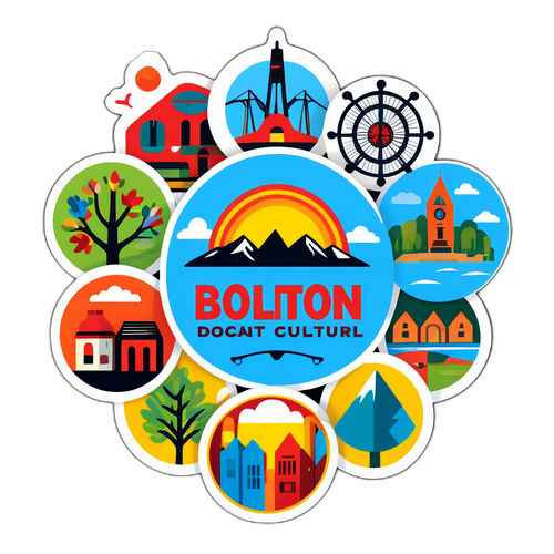 สติกเกอร์โบลตันที่สะท้อนวัฒนธรรมท้องถิ่น