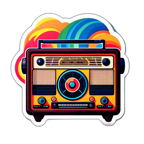 Adesivo Vintage de Transmissão