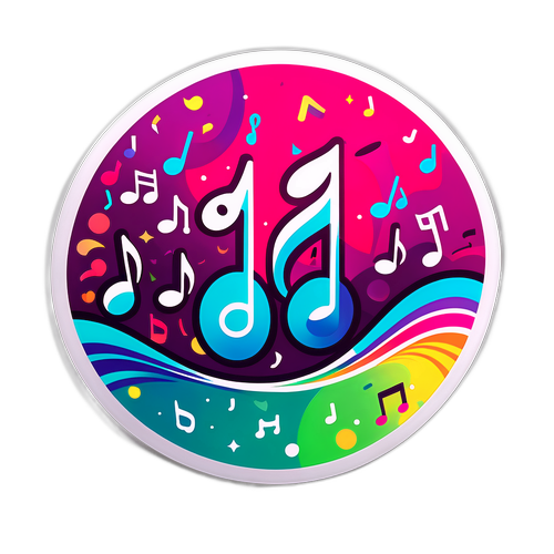 Lekfull Spotify Wrapped klistermärke