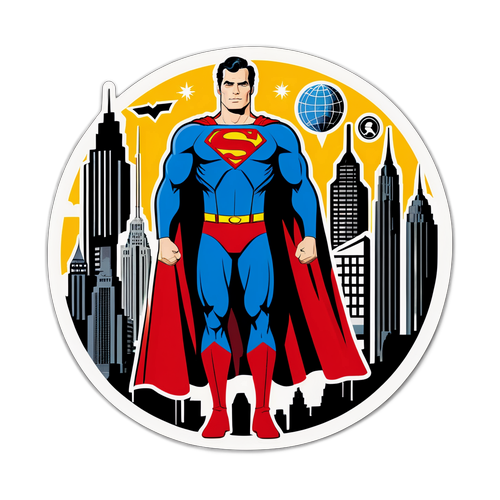 Kibandiko cha Kijeshi cha Superman