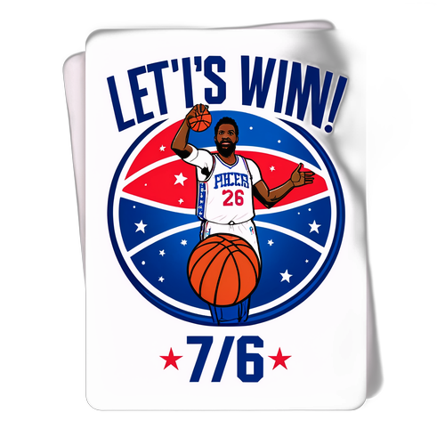 Cartão Motivacional do Philadelphia 76ers