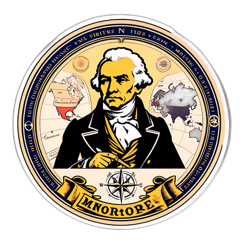 Pangkasaysayang Sticker ng Monroe Doctrine