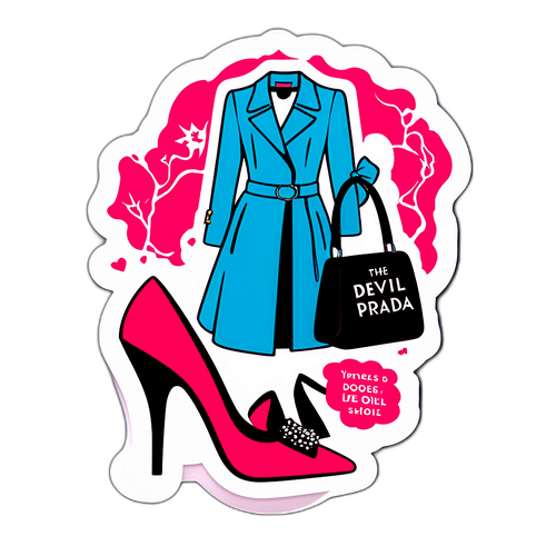 Sticker na Inspirado ng 'The Devil Wears Prada'