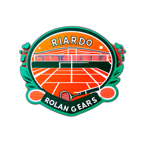 Stiker Tenis Roland Garros