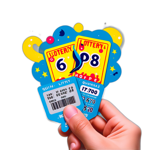 Bilhete da loteria Quina 6870