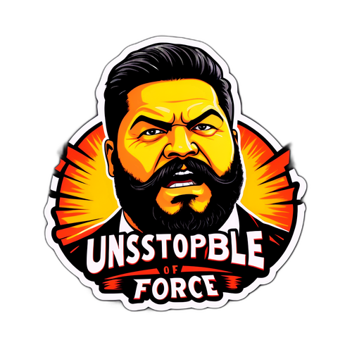 Powerful Sticker Design of Bronson Reed