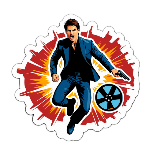 Sticker Dinamico di Tom Cruise