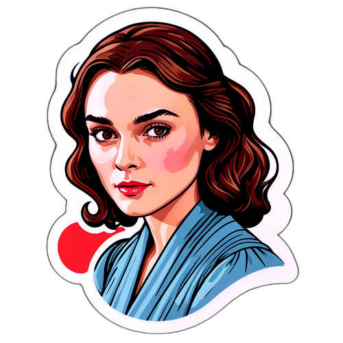 Наклейка с Кеирой Найтли в роли персонажа классического литературного произведения