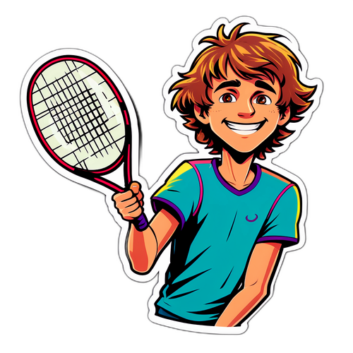 Diseño de cómic de Alexander Zverev