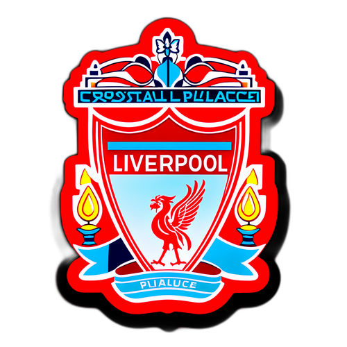 Яскравий стікер для матчу Ліверпуль проти Кристал Пелас